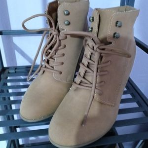 Tan boots